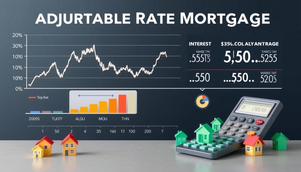 Adjustable-rate mortgage amortization example